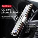 Baseus Mobile Metal Gravity Car Phone Holder for Air Vent / CD Slot Mount Stand, Compatible with iPhone Samsung - Tech Trove