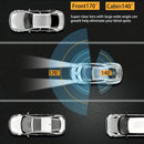 1080P WiFi Dual Dash Cam (Front & Inside) with IR Night Vision, Loop Recording, Wide Angle - Tech Trove