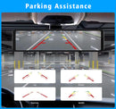 4K 11.26" Car DVR Dash Cam with CarPlay, Android Auto, GPS, WiFi, BT, FM, Rearview Mirror Recorder - Tech Trove