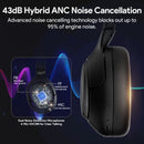 QCY Wireless Headphones Bluetooth 5.4 Hi-Res Audio Over Ear Headset Active Noise Cancellation Earphones - Tech Trove