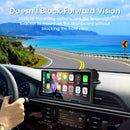 4K 10.26" Mirror Dash Cam with Wireless CarPlay, Android Auto, GPS & Rearview Camera - Tech Trove
