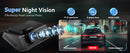 Kocam 4K Dual Dash Cam with WiFi, Night Vision & 24H Parking Monitor - Tech Trove