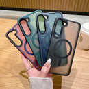 Magsafe Magnetic Charge Matte Case For Samsung Galaxy S Series - Tech Trove