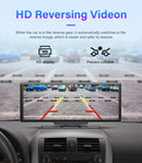 4K 10.26" Mirror Dash Cam with Wireless CarPlay, Android Auto, GPS & Rearview Camera - Tech Trove