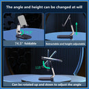 Foldable ABS Desktop Phone and Tab Stand - Tech Trove