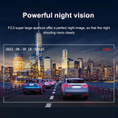 1080P WiFi Dual Dash Cam (Front & Inside) with IR Night Vision, Loop Recording, Wide Angle - Tech Trove
