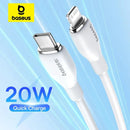 Baseus TPE 20W USB C Cable  Fast Charging Cable Type C For IPhone - Tech Trove