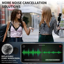 New Wireless Lavalier Microphone Portable Audio Video Recording Mini Mic for iPhone Android - Tech Trove