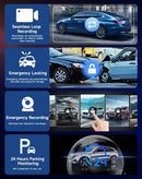 4K 10.26" Mirror Dash Cam with Wireless CarPlay, Android Auto, GPS & Rearview Camera - Tech Trove