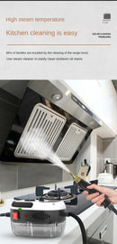 High-Temp Steam Cleaner for Home, Car, AC & Kitchen Hood (110V US / 220V EU Plug) - Tech Trove