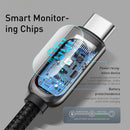 Baseus 100W/66W PD USB-C Fast Charging Cable for iPhone 15 Pro, MacBook, Xiaomi, and Samsung - Tech Trove