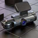 1080P WiFi Dual Dash Cam (Front & Inside) with IR Night Vision, Loop Recording, Wide Angle - Tech Trove