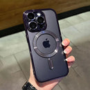 Luxury Magnetic For Magsafe Wireless Charge Plating Clear Case For iPhone - Tech Trove