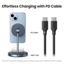 UGREEN Magnetic Wireless Fast Charging Stand 20W Max 2-in-1 For iPhone - Tech Trove