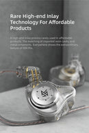 KZ EDX Pro Dynamic Wired with Detachable Cable HIFI Stereo In Ear Headphones - Tech Trove