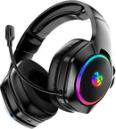 Gaming Headset for PS5/PS4/PC/Switch/Phone – 40+ Hr Battery, 7.1 Surround Sound, Noise-Canceling Mic, Bluetooth