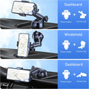 Blukar Car Phone Holder - Adjustable 360° Rotating Mount for Dashboard/Windscreen - Tech Trove