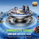 Wireless Gaming Headset for PS5/PC/PS4/Switch – 2.4 GHz lossless audio, Bluetooth 5.3, noise-canceling mic, 40-hour battery, RGB lighting