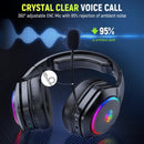 Gaming Headset for PS5/PS4/PC/Switch/Phone – 40+ Hr Battery, 7.1 Surround Sound, Noise-Canceling Mic, Bluetooth