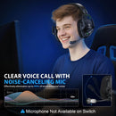 Ultra-Light Wireless Gaming Headset – 2.4GHz USB & Bluetooth, 50mm Drivers, Low-Latency, 50-Hour Battery, Mic for PC/PS5/PS4/Mac/Switch