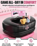 Wireless Gaming Headset for PC PS5 PS4 Switch Mobile 2.4GHz USB Type-C Bluetooth 40H Battery Mic Comfortable Noise-Isolating Ear Cushions RGB Lighting