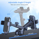 Blukar Car Phone Holder - Adjustable 360° Rotating Mount for Dashboard/Windscreen - Tech Trove