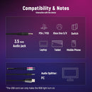 Stereo Surround Sound Gaming Headset with RGB Lighting - Tech Trove