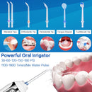 Binefia 360° Rotation Oral Irrigator, Water Flosser for Teeth Cordless with 5 Modes, IPX7 Waterproof, Water Jet Teeth Cleaner, USB Rechargeable Use at Home/Travel - Tech Trove