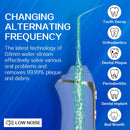 Binefia 360° Rotation Oral Irrigator, Water Flosser for Teeth Cordless with 5 Modes, IPX7 Waterproof, Water Jet Teeth Cleaner, USB Rechargeable Use at Home/Travel - Tech Trove