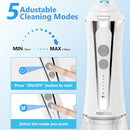 H2ofloss Water Flosser for Teeth Cordless, IPX7 Waterproof Oral Irrigator - Tech Trove
