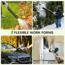 Cordless Electric Leaf Blower – 990,000 RPM, 2 Batteries & Charger, 5 Speeds, Lightweight for Lawn, Patio, Car & Snow