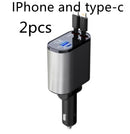 Metal Car Charger 100W Super Fast Charging USB And TYPE-C Adapter - Tech Trove