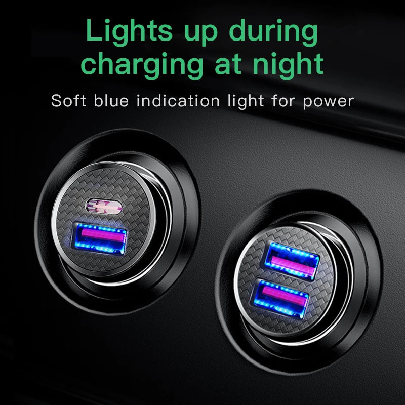 Baseus USB Car Charger Quick Charge 4.0 30W USB PD For For iPhone, Anroids Fast Charging - Tech Trove