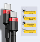 Baseus 100W USB C to USB Type C Quick Charge 4.0 Fast Charging Cable