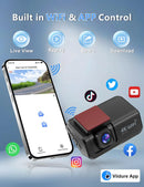 Kocam 4K Dual Dash Cam with WiFi, Night Vision & 24H Parking Monitor - Tech Trove