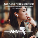 QCY HT05 ANC Wireless Earphone 40dB Noise Cancelling Bluetooth 5.2 Headphone - Tech Trove