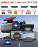 4K Dash Cam Car DVR – Night Vision, Wi-Fi, GPS, 24H Parking Mode - Tech Trove