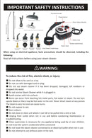 High-Temp Steam Cleaner for Home, Car, AC & Kitchen Hood (110V US / 220V EU Plug) - Tech Trove