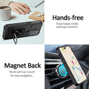 Magnetic 360 ° Bracket Sliding Window Phone Case With Hidden Card Slot For iPhone - Tech Trove