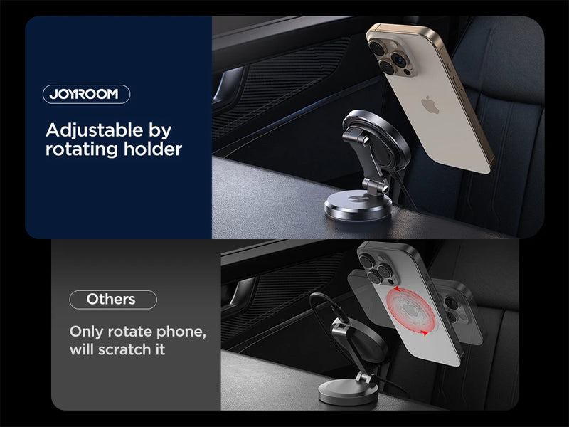 Joyroom 15W Magnetic Car Phone Mount & Wireless Charger - Tech Trove