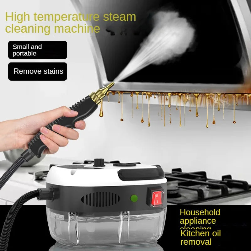 High-Temp Steam Cleaner for Home, Car, AC & Kitchen Hood (110V US / 220V EU Plug) - Tech Trove