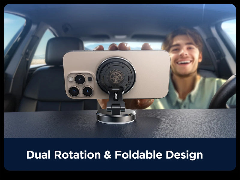 Joyroom 15W Magnetic Car Phone Mount & Wireless Charger - Tech Trove