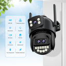 BESDER 9MP Dual Screen Wifi Camera 8X Digital Zoom Color Night Vision Outdoor Security Protection