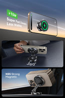 Joyroom 15W Magnetic Car Phone Mount & Wireless Charger - Tech Trove