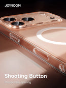 Joyroom Magnetic Wireless charger thin Case For iPhone 17 Case Anti Yellow Transparent Cover - Tech Trove