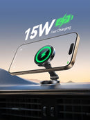 Joyroom 15W Magnetic Car Phone Mount & Wireless Charger - Tech Trove
