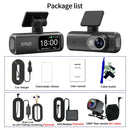 UHD 4K WiFi Dual Dash Cam with GPS & 24H Parking Monitor - Tech Trove