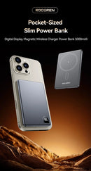 Rocoren Magnetic PowerBank Fast wireless Charging