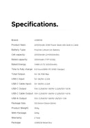 UGREEN 20,000mAh Dual 20W USB-C Fast Power Bank