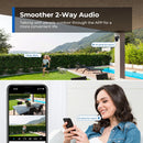 BESDER 9MP Dual Screen Wifi Camera 8X Digital Zoom Color Night Vision Outdoor Security Protection